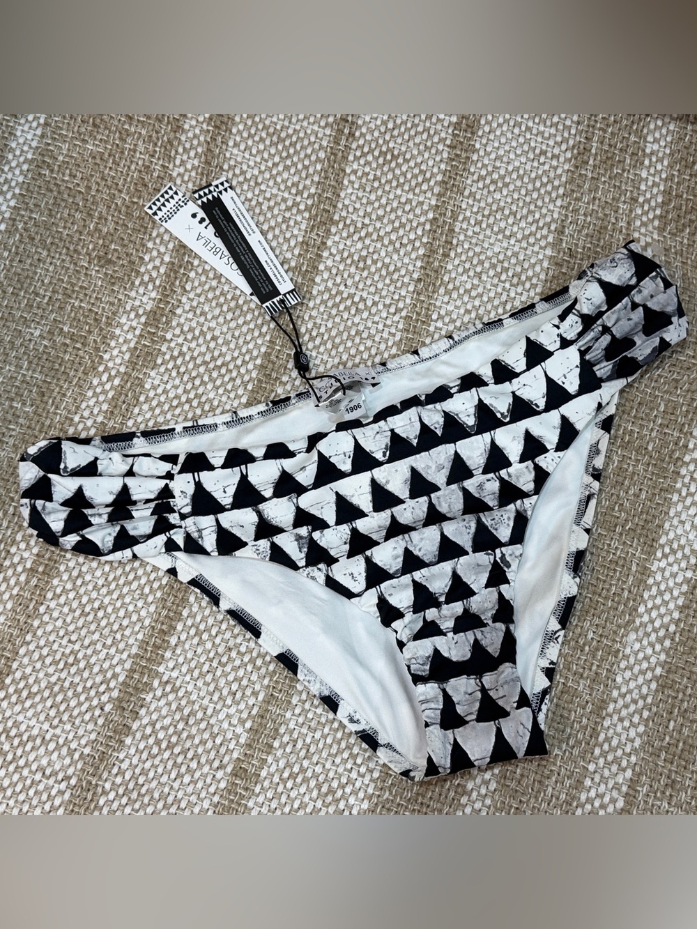Studio 189 Monochrome Triangle Print Bikini Bottoms